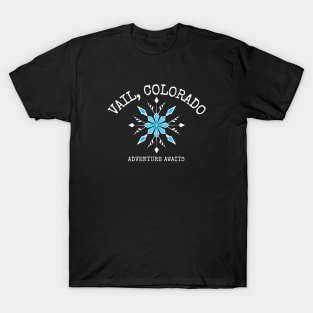 Vail, Colorado Snowflake T-Shirt